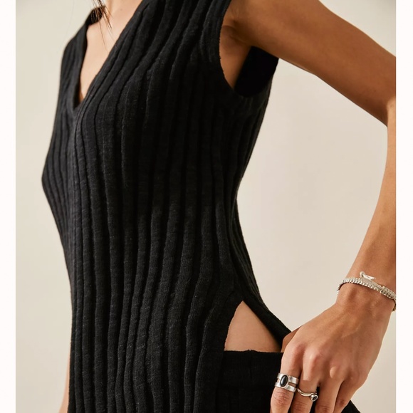 NWT Free People Veda Sweater Set - Black - Picture 2 of 5